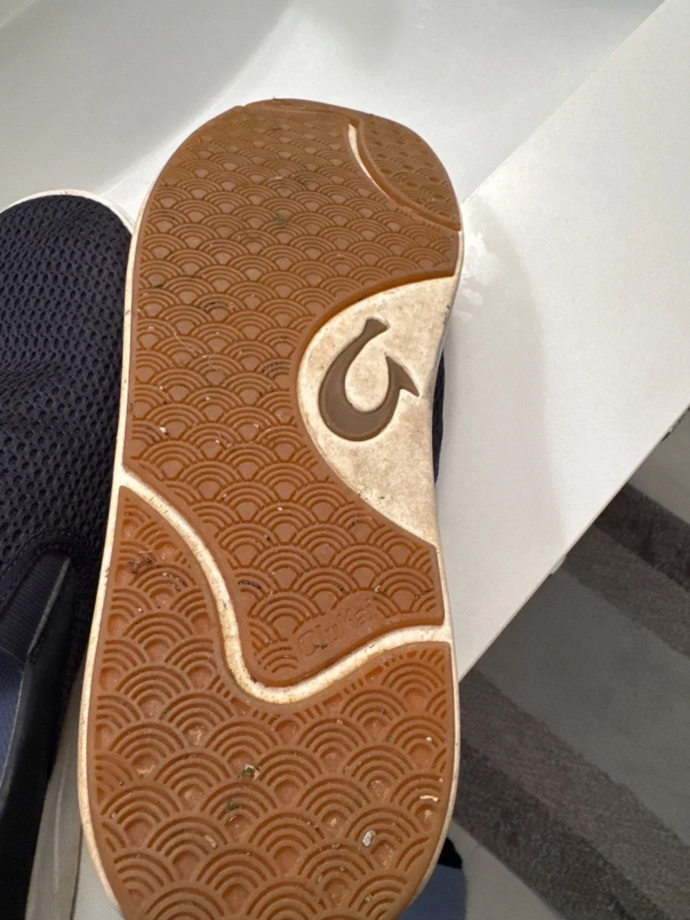 NWT OluKai Mens Size 13 Lae'Ahi Slip On Sneakers Blue Depth